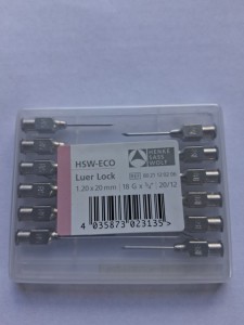 Igła wielorazowa Luer Lock 12szt. 1,20 x 20mm 18G