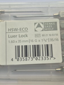 Igła wielorazowa Luer Lock 12szt. 1,60 x 35mm 16G